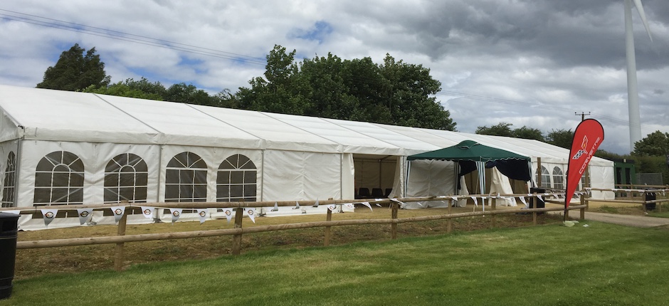 Marquee hire to beat the British weather